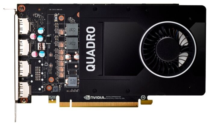 Видеокарта PNY (VCQP2200-BLS) Quadro P2200 5GB