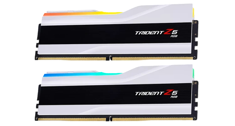 Оперативная память 64 Gb 6000 MHz G.Skill TRIDENT Z5 RGB White (F5-6000J2836G32GX2-TZ5RW)