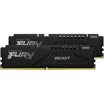 Оперативная память 32 Gb 6400 MHz Kingston FURY Beast Black (KF564C32BBK2-32)
