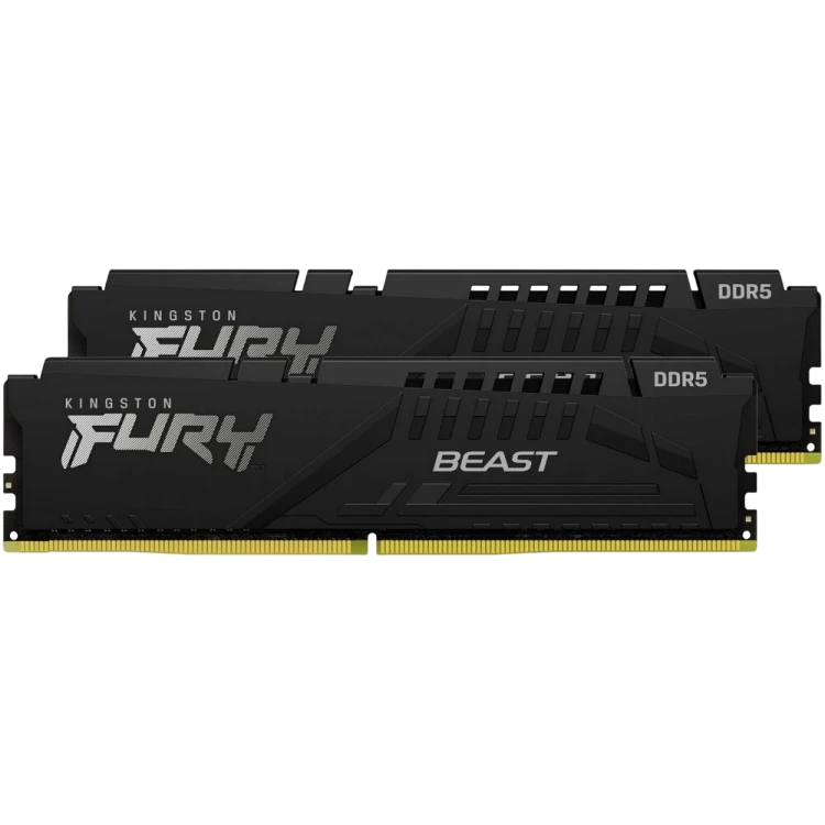 Оперативная память 32 Gb 6400 MHz Kingston FURY Beast Black (KF564C32BBK2-32)