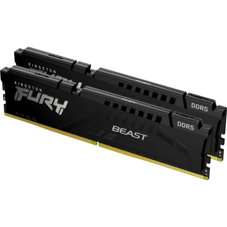 Оперативная память 32 Gb 6400 MHz Kingston FURY Beast Black (KF564C32BBK2-32)