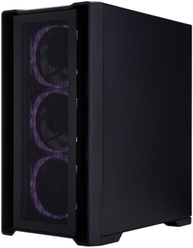 Компьютерный корпус 1STPLAYER TRILOBITE T4 MESH ARGB Black (T4-BK-4FS7)