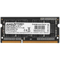 Оперативная память 4 Gb 1600 MHz AMD R5 ENTERTAINMENT SERIES Black (R534G1601S1S-U)
