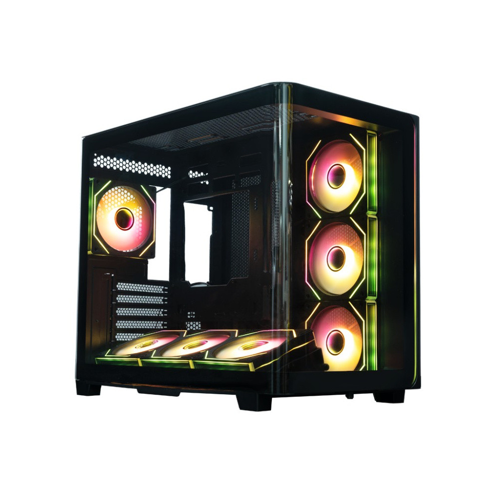 Компьютерный корпус XASTRA QR600 7ARGB C10-UC LED Strip ARGB Black (QR600-7FM12A-C10-UC)