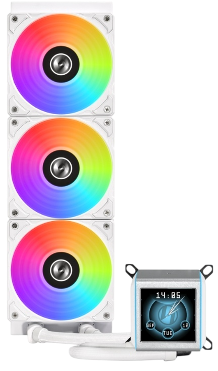 Система жидкостного охлаждения для процессора Lian Li GA II LCD 360 ARGB White (GA2ALCD36W) (G89.GA2ALCD36W.R0)