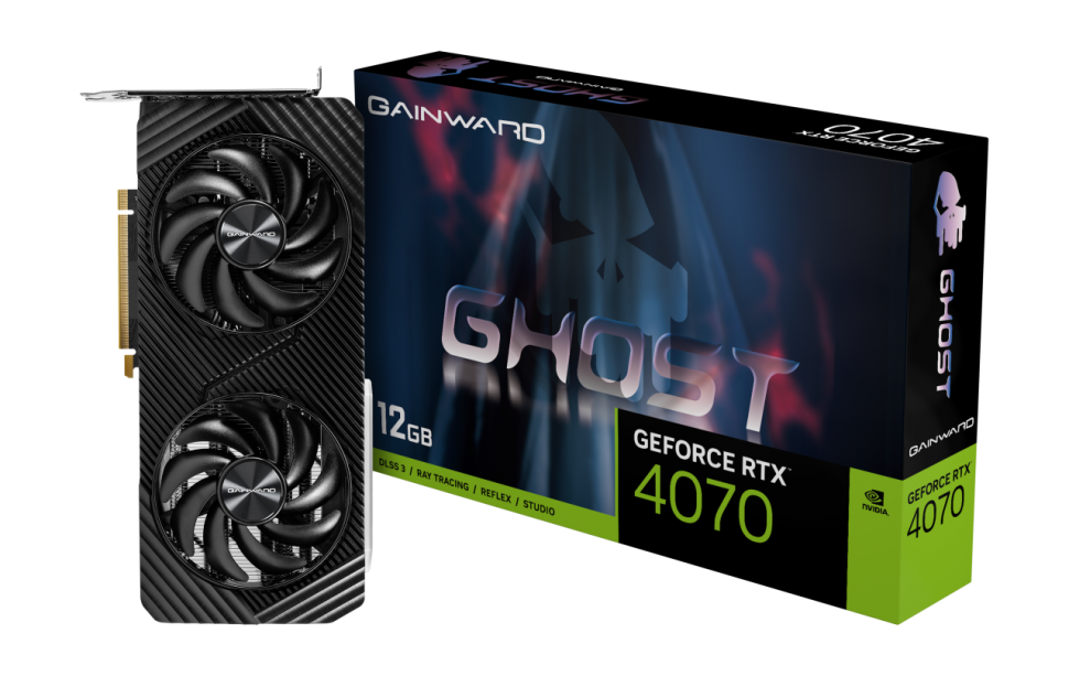 Видеокарта GAINWARD (NED4070019K9-1047B) GeForce RTX 4070 12GB GHOST