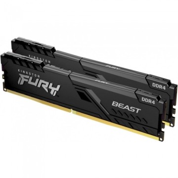Оперативная память 64 Gb 2666 MHz Kingston FURY Beast Black (KF426C16BBK2/64)