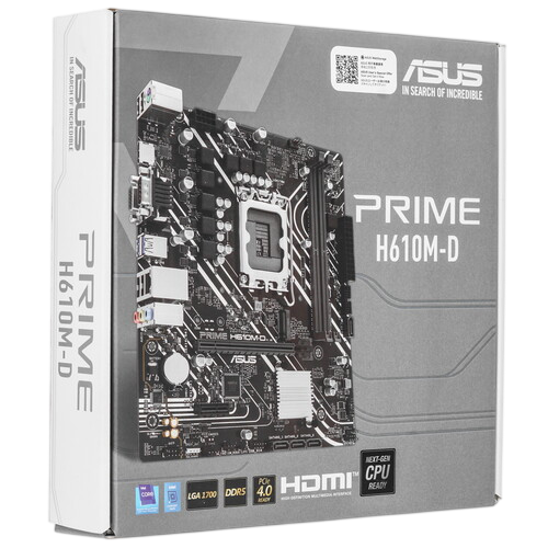 Материнская плата ASUS PRIME H610M-D (90MB1G80-M0EAY0)