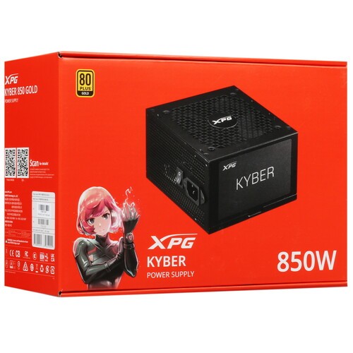 Блок питания ADATA XPG 850W KYBER (KYBER850G-BKCEU)