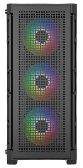 Компьютерный корпус Powercase ULTIMATE TG ARGB Black (CUB-A4)