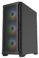 Компьютерный корпус Powercase ULTIMATE TG ARGB Black (CUB-A4)