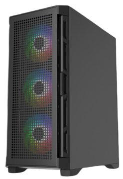Компьютерный корпус Powercase ULTIMATE TG ARGB Black (CUB-A4)