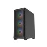 Компьютерный корпус Powercase ULTIMATE TG ARGB Black (CUB-A4)