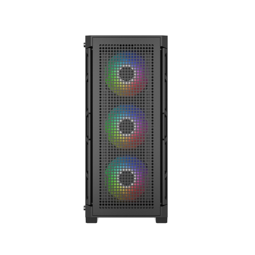 Компьютерный корпус Powercase ULTIMATE TG ARGB Black (CUB-A4)