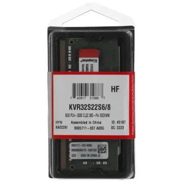 Оперативная память 8 Gb 3200 MHz Kingston (KVR32S22S6/8)