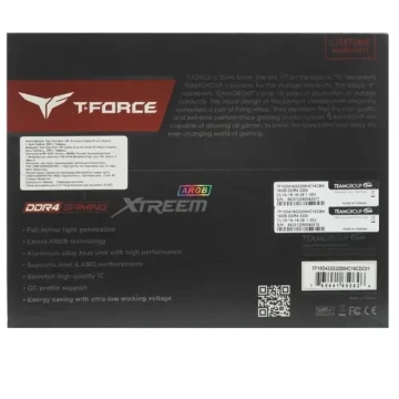 Оперативная память 32 Gb 3200 MHz Team Group T-FORCE XTREEM ARGB Black (TF10D432G3200HC16CDC01)