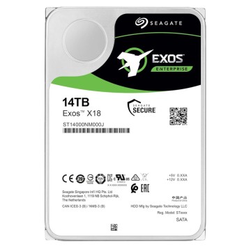 Жесткий диск Seagate 14000 Gb Exos (ST14000NM000J)