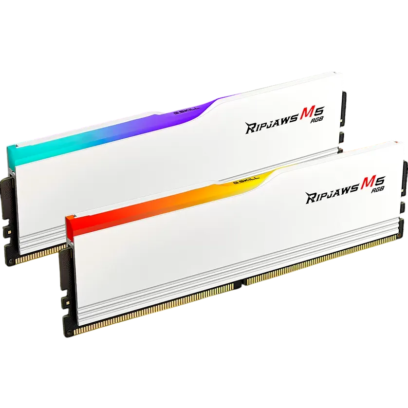 Оперативная память 96 Gb 6400 MHz G.Skill RIPJAWS M5 RGB White (F5-6400J3239F48GX2-RM5RW)