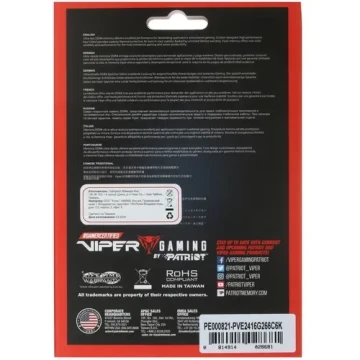 Оперативная память 16 Gb 2666 MHz PATRIOT VIPER ELITE II (PVE2416G266C6K)