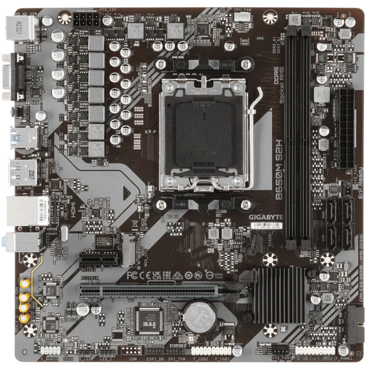 Материнская плата Gigabyte B650M S2H 1.4