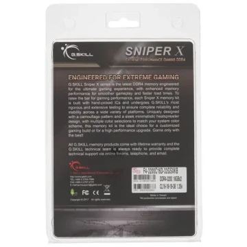 Оперативная память 32 Gb 3200 MHz G.Skill SNIPER X (F4-3200C16D-32GSXKB)