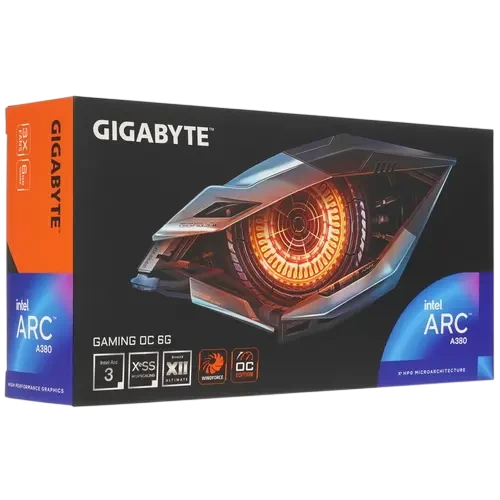 Видеокарта Gigabyte (GV-IA380GAMING OC-6GD) Intel Arc A380 6GB GAMING OC