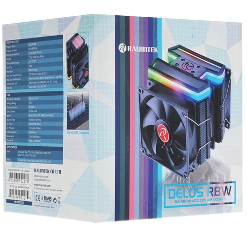 Кулер для процессора RAIJINTEK DELOS RBW 0R10B00096 PWM