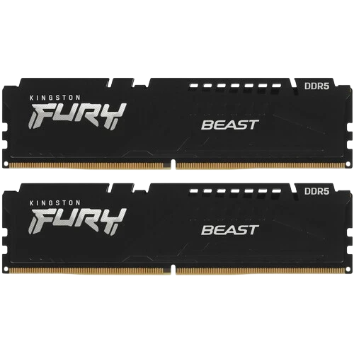 Оперативная память 32 Gb 6400 MHz Kingston FURY Beast Black KF564C32BBEK2-32