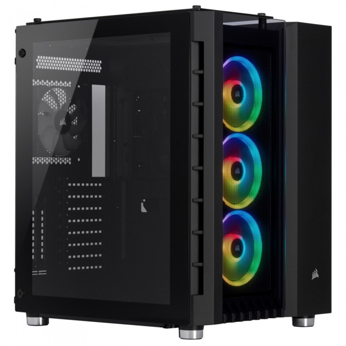 Компьютерный корпус Corsair CRYSTAL SERIES 680X RGB TG Black CC-9011168-WW
