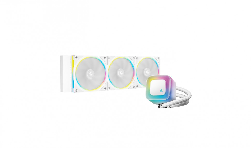 Система жидкостного охлаждения для процессора Deepcool LE360 PRO WH ARGB White