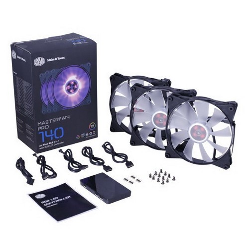 Комплект вентиляторов для корпуса Cooler Master MFP140 AF MFY-F4DC-083PC-R1 RGB 3in1