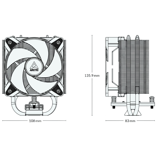 Кулер для процессора Arctic Cooling Freezer 8i (ACFRE00190A) 