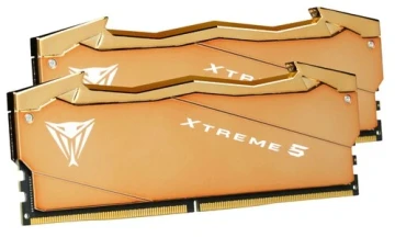 Оперативная память 32 Gb 8000 MHz PATRIOT Viper Xtreme 5 Aurum (VXA532G8038K)