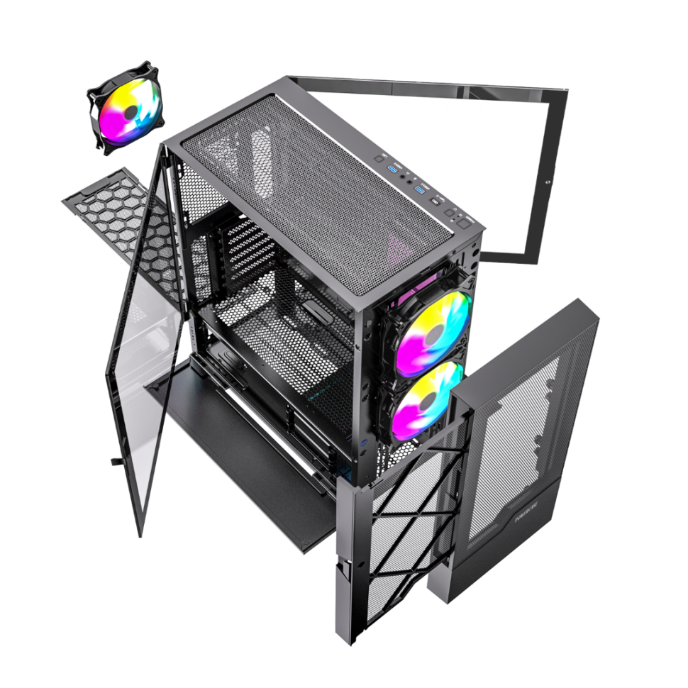 Компьютерный корпус Powercase KRATOS TG ARGB CKR-A3