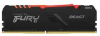 Оперативная память 8 Gb 3000 MHz Kingston FURY BEAST Black RGB (KF430C15BBA/8) RTL