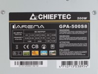 Блок питания Chieftec 500W IARENA GPA-500S8 OEM