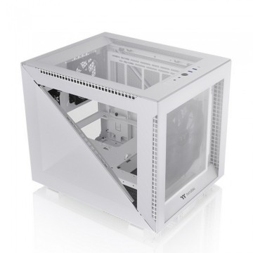 Компьютерный корпус ThermalTake Divider 200 TG Snow Micro Chassis White CA-1V1-00S6WN-00