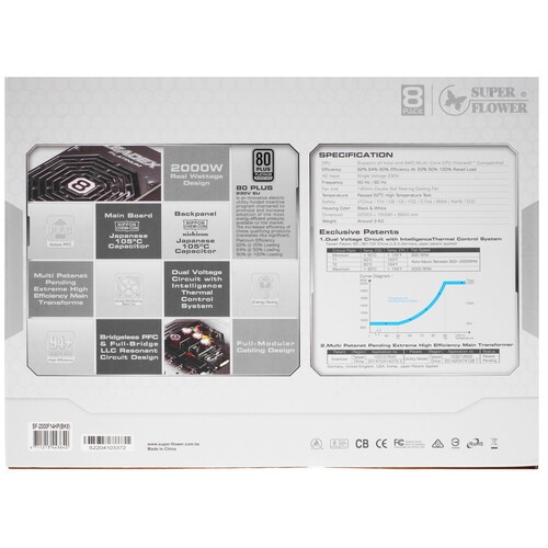 Блок питания Super Flower 2000W LEADEX Platinum SF-2000F14HP