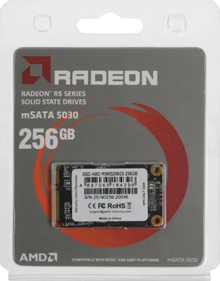 Твердотельный накопитель AMD 256 Gb (R5MS256G5)