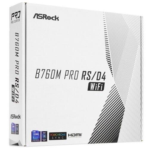Материнская плата ASRock B760M PRO RS/D4 WIFI