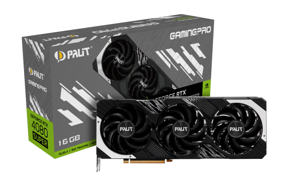 Видеокарта Palit (NED408S019T2-1032A) GeForce RTX 4080 SUPER 16GB GAMINGPRO