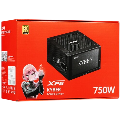 Блок питания ADATA XPG 750W KYBER (KYBER750G-BKCEU)