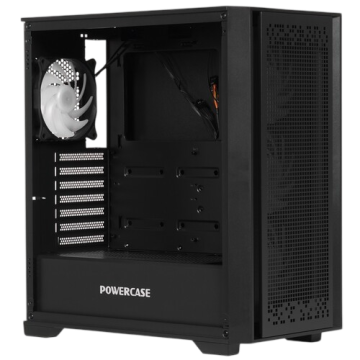 Компьютерный корпус Powercase ByteFlow TG ARGB Black (CBFB-A4)