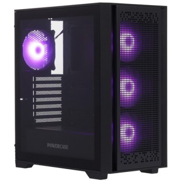 Компьютерный корпус Powercase ByteFlow TG ARGB Black (CBFB-A4)