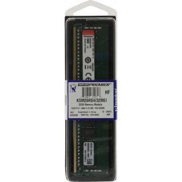 Оперативная память 32 Gb 2666 MHz Kingston (KSM26RS4/32MEI)