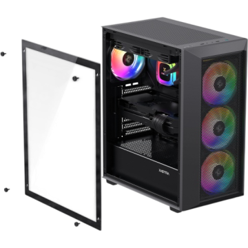 Компьютерный корпус XASTRA A406 4ARGB Black (A406-4FC12A)