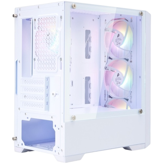 Компьютерный корпус 1STPLAYER BULLET HUNTER H2 White (H2-WH-4F1-W)