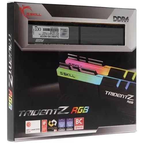 Оперативная память 16 Gb 4266 MHz G.Skill TRIDENT Z RGB (F4-4266C19D-16GTZR)