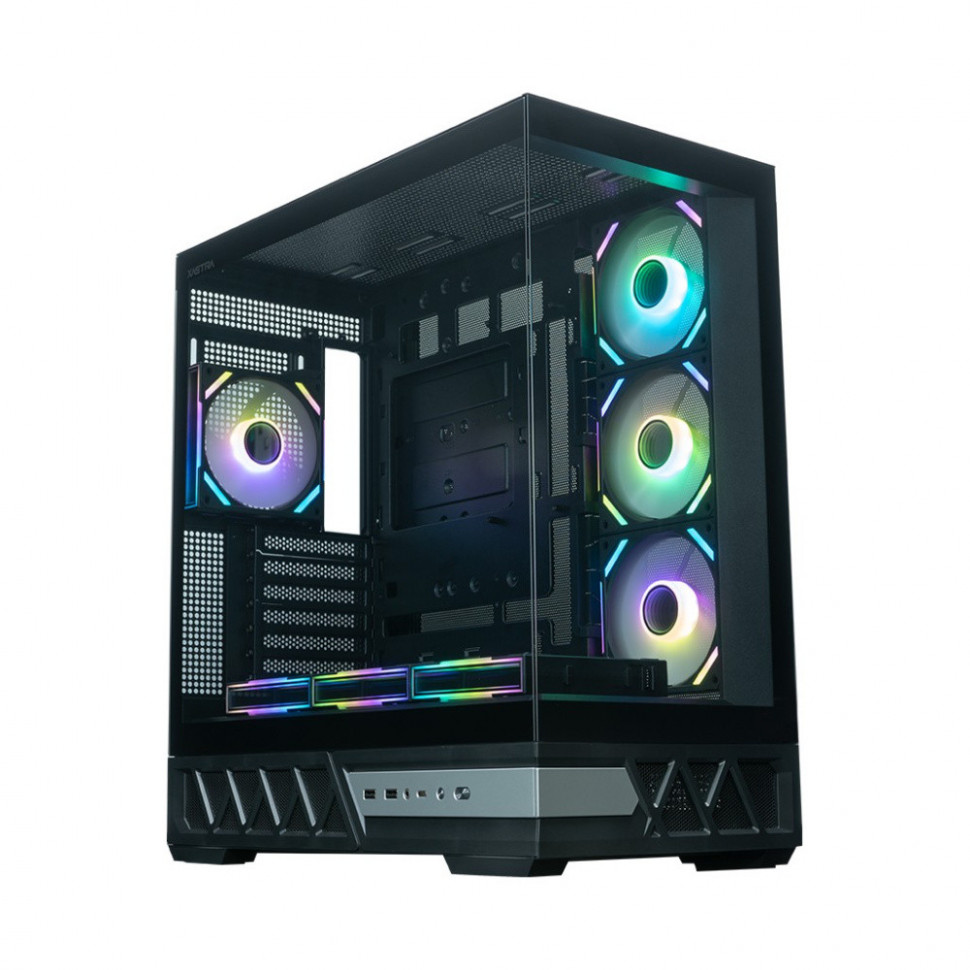 Компьютерный корпус XASTRA Q700 7ARGB-FS-C10-UC Black (Q700-7FS12A-C10-UC)