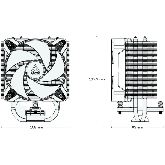 Кулер для процессора Arctic Cooling Freezer 8i CO (ACFRE00191A) 
